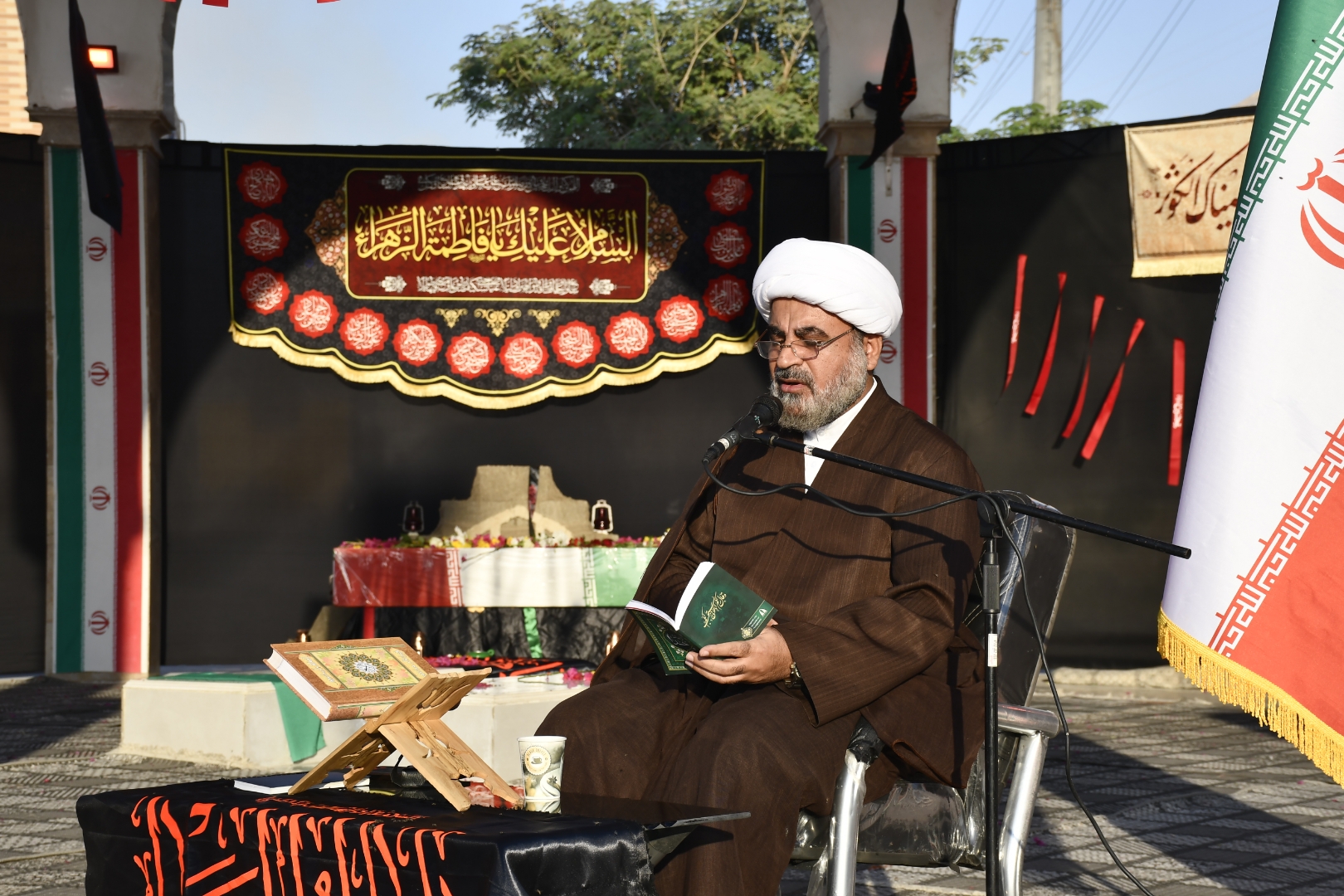 🔰مراسم استقبال از شهید گمنام دوران دفاع مقدس با حضور مردم و مسئولان در عسلویه برگزار شد